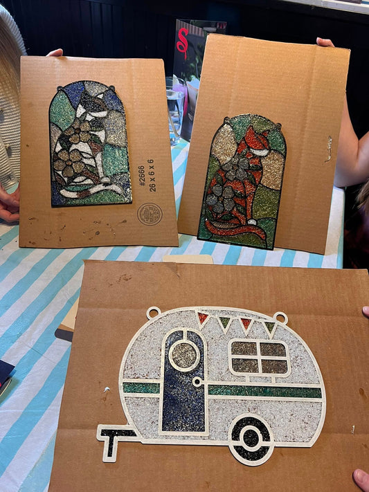 Create Something Beautiful with Our Crushed Glass & Resin Suncatcher Workshops