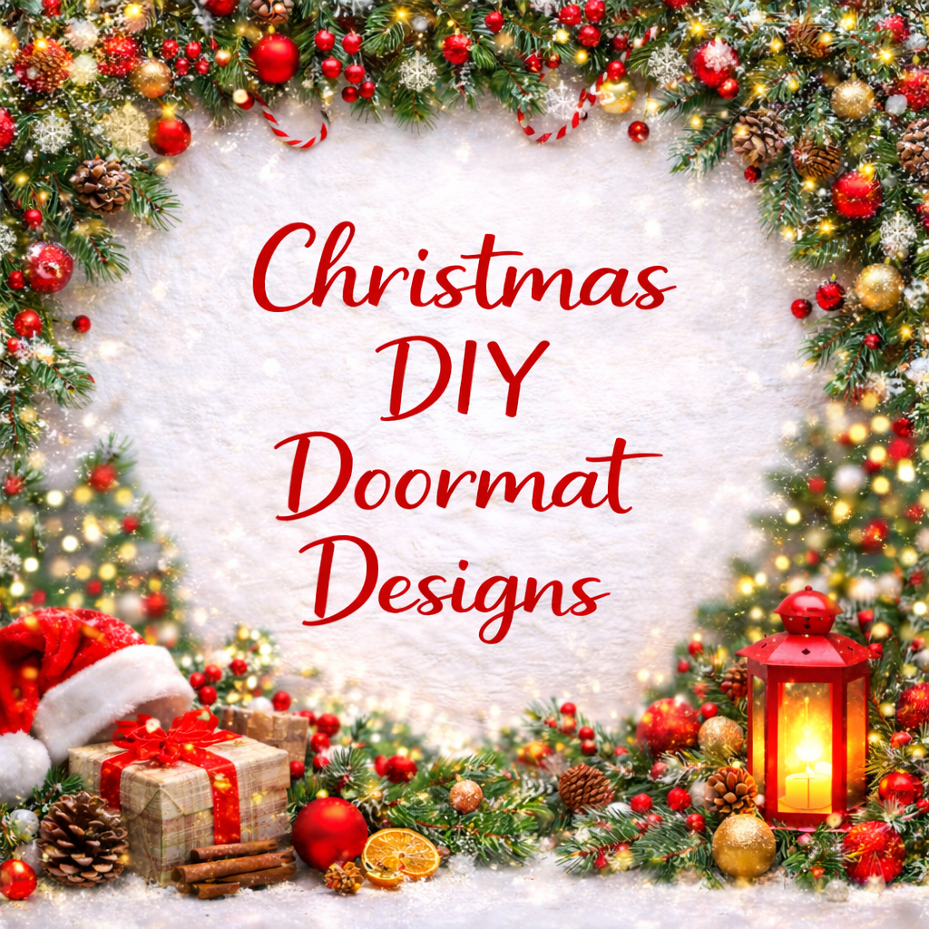 Christmas DIY Doormat Designs