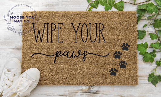 Wipe your paws