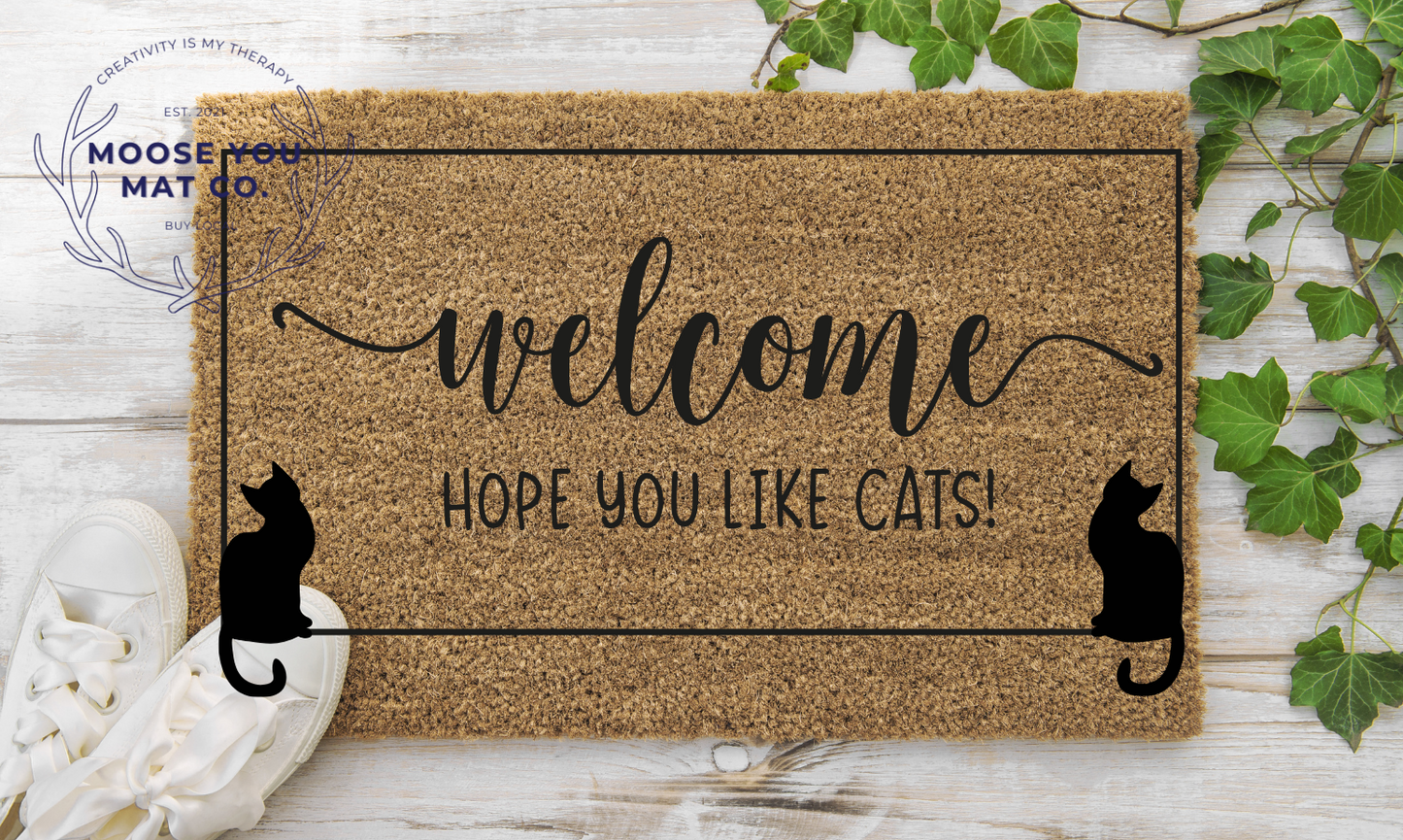 Welcome, hope you like cats!