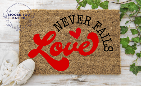 Love never fails