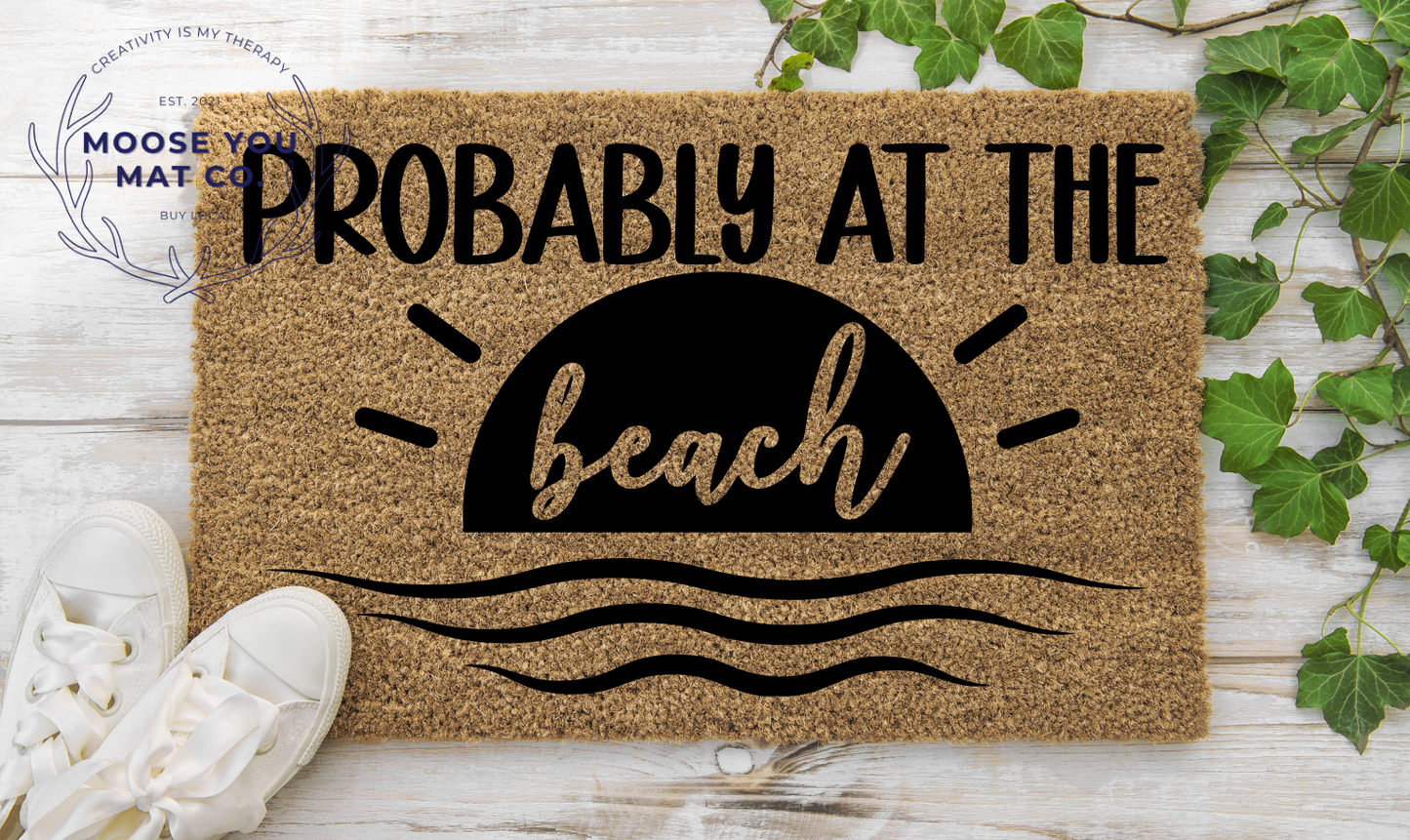 Probably at the Beach