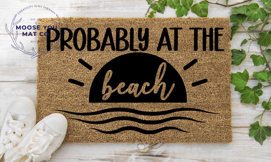 Probably at the Beach
