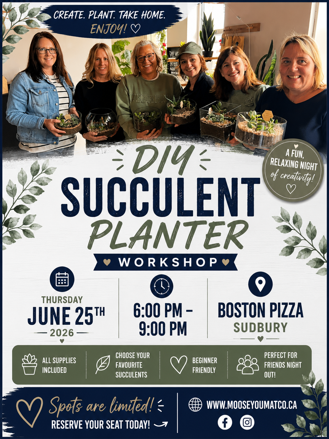 June 25th - 6pm - 9pm