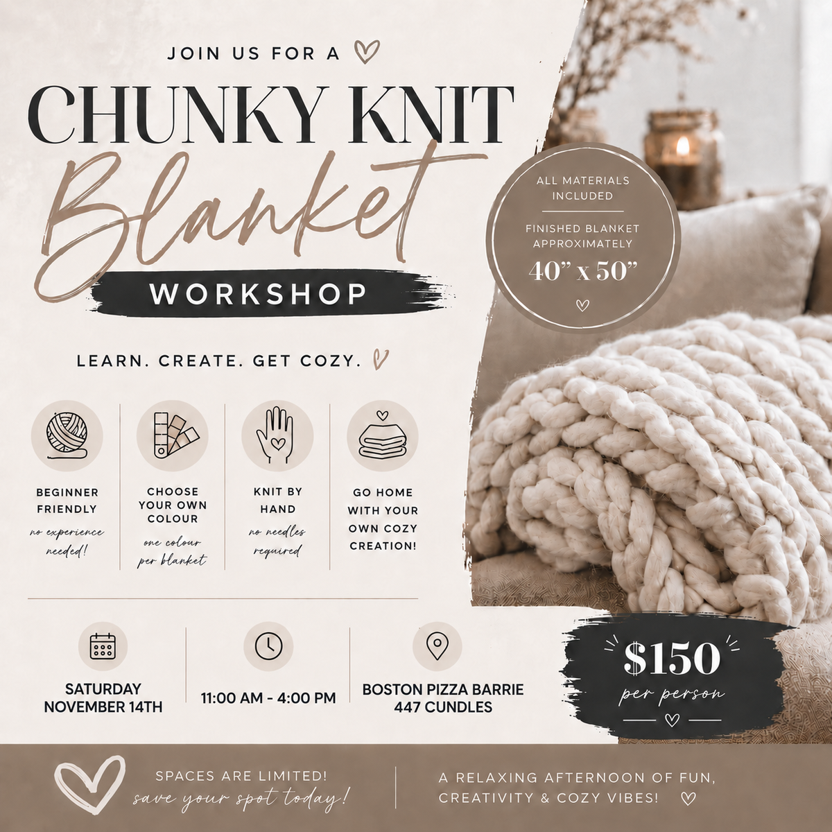 BARRIE - November 14th - 11 am - 4 pm