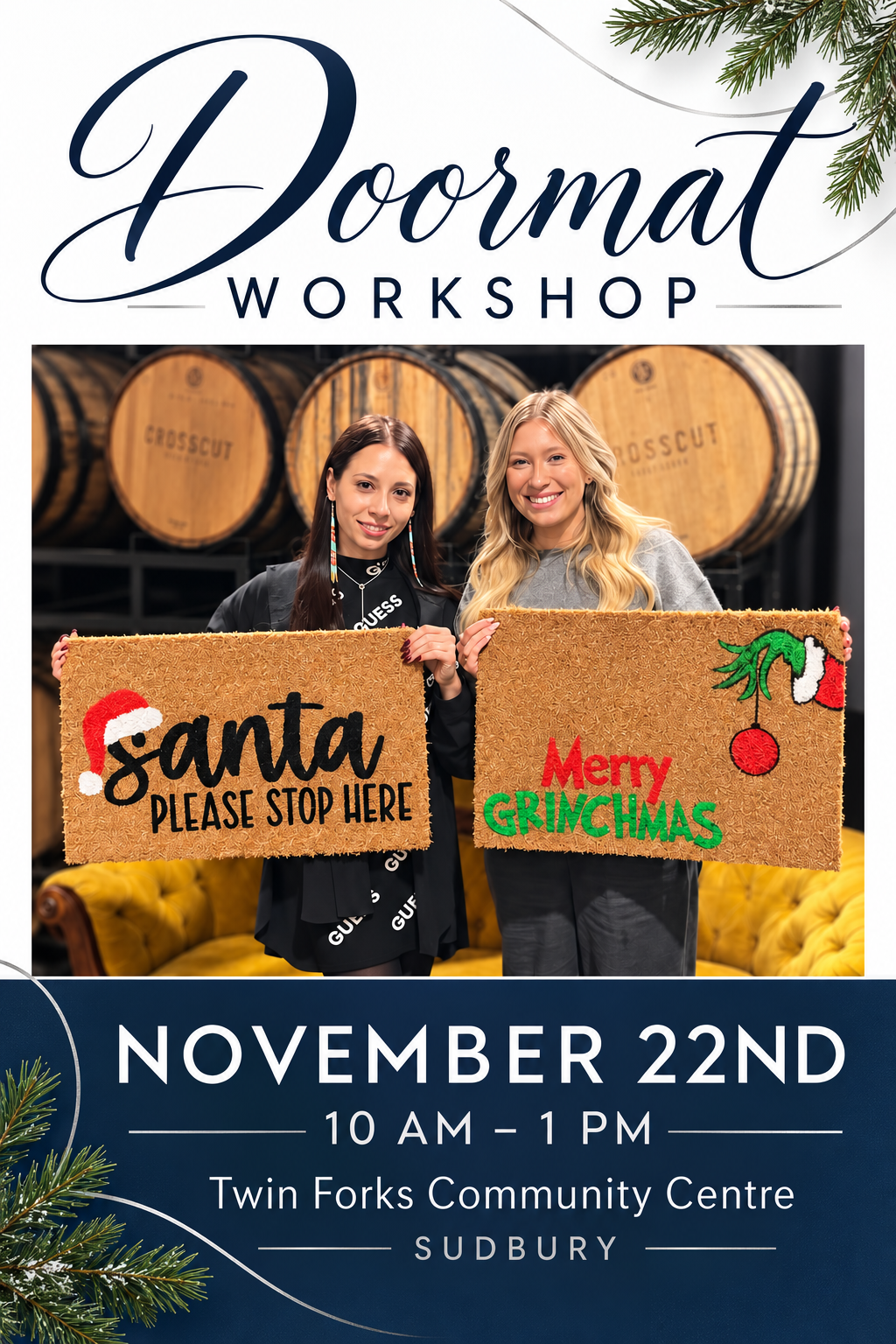 SUDBURY - November 22nd - 10 am - 1 pm